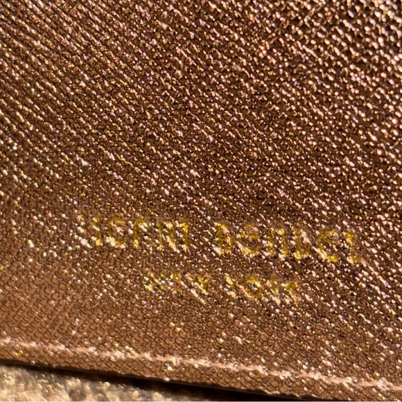 Henri Bendel Metallic Card Holder Phone Wallet - Picture 5 of 6